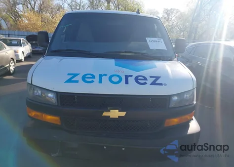 2020 Chevrolet Express Cargo Rwd 2500 Extended Wheelbase Wt из США, поврежденный, VIN 1GCWGBFG8L1273661